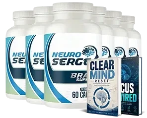 Neuro Serge 6 bottle package with bonus guides